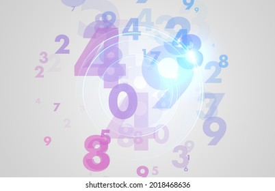 Abstract technology background. Digital computer code. Data transfer concepts in internet. Graphic concept for your design.
