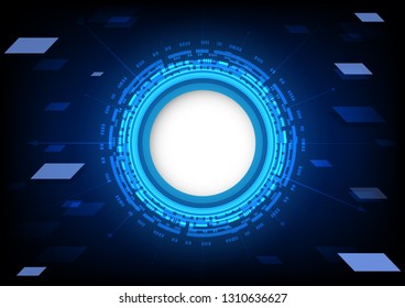 Abstract technology background. digital technology concept. vector illustration.