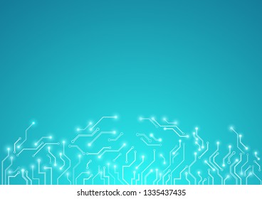 Abstract technology background. digital technology concept. vector illustration.