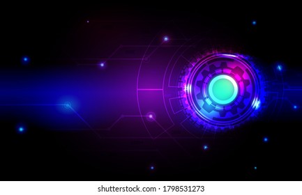 Abstract technology background. Digital concept. Vector illustration EPS10.