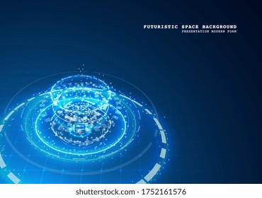 Abstract technology background. Digital innovation concept for your design.