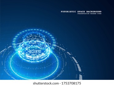 Abstract technology background. Digital innovation concept for your design.