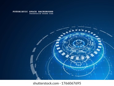 Abstract technology background. Digital innovation concept for your design.