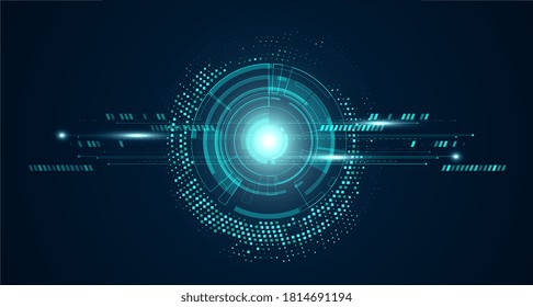 Abstract Technology Background Digital Innovation Concept Stock Vector ...