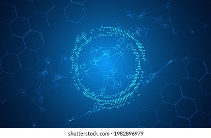 Abstract technology background. Digital innovation concept for your design.
