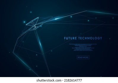 Abstract technology background. Digital innovation concept for your design.