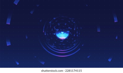 Abstract technology background. Digital innovation concept for your design.
