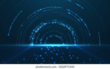 Fondo de tecnología Abstractas. Concepto de innovación digital para su diseño.