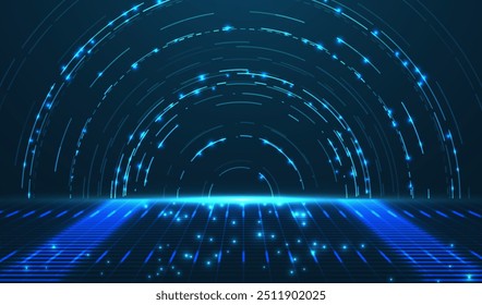 Fondo de tecnología Abstractas. Concepto de innovación digital para su diseño.