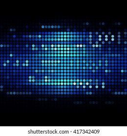 Abstract technology background. Dot glow light - Vector