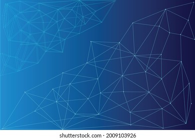 Abstract technology background with dots and lines connection. Data and technology concept. 