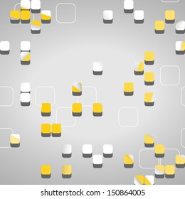 Abstract technology background, dynamic illustration.