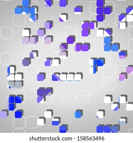 Abstract technology background, dynamic illustration.