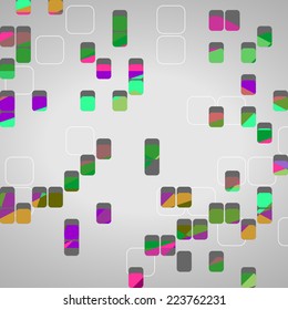 Abstract technology background, dynamic illustration.