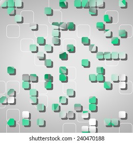 Abstract technology background dynamic illustration.