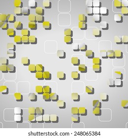Abstract technology background dynamic illustration.