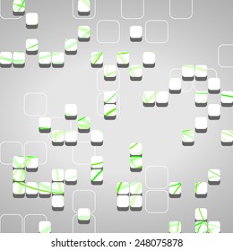 Abstract technology background dynamic illustration.