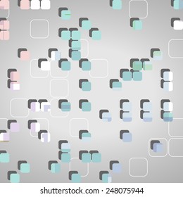 Abstract technology background dynamic illustration.