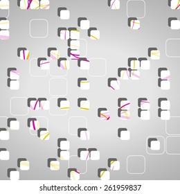 Abstract technology background dynamic illustration.