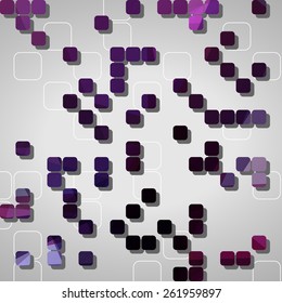 Abstract technology background dynamic illustration.