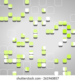 Abstract technology background dynamic illustration.