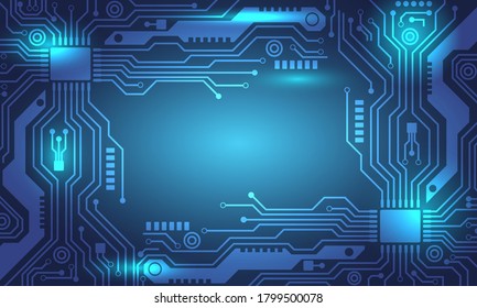 Abstract technology background.
Electronic motherboard. Digital concept. Vector illustration EPS10.