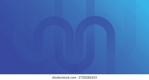 Abstrakter Technologiehintergrund mit eleganten geometrisch gekrümmten Linien und lebendigen Farbverlauf-Übergängen für professionelle Firmenbanner und moderne digitale Präsentationshintergründe.