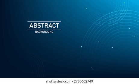 Fondo Abstractas de la Tecnología con los círculos digitales en expansión, concepto futurista de la tecnología para el cartel, la cubierta, el folleto, el Sitio web, el diseño de la innovación de alta tecnología, la Ilustración vectorial, la presentación y el digital