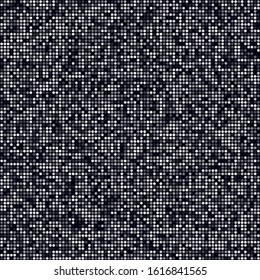 Abstract technology background. Filled pattern of circles. White colored seamless background. Beautiful vector illustration.