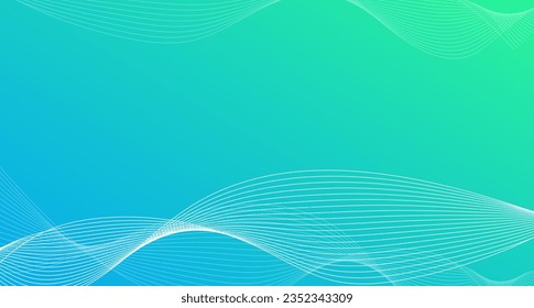 Abstract technology background. flowing wave lines. Modern design. Vector illustration