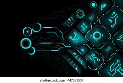 abstract technology background, abstract futuristic background