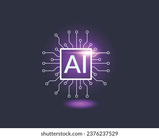 abstract technology background futuristic artificial intelligence ai power digital transformation