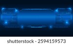 Abstract technology background. Futuristic digital space technology concept.