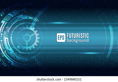 Abstract technology background. Futuristic digital innovation background. Hi-tech communication concept.