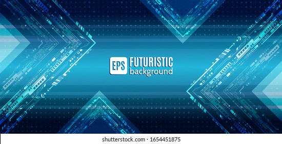 Abstract technology background. Futuristic digital innovation background. Hi-tech communication concept.