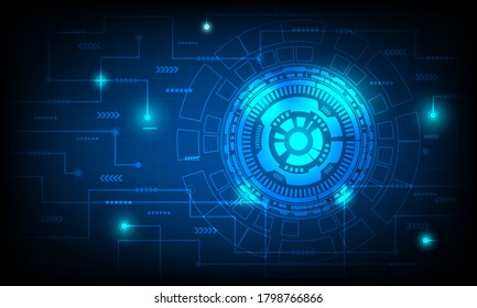 Resumen de los antecedentes tecnológicos. Concepto futurista y digital. Ilustración del vector EPS10.