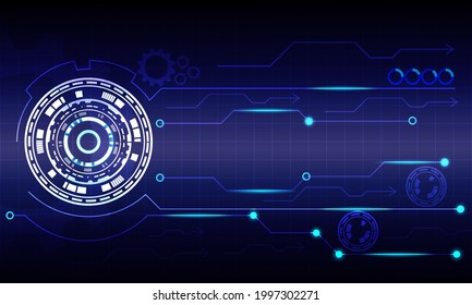 Abstract technology background. Futuristic abstract technology background . digital business , vector tech circle and technology background.