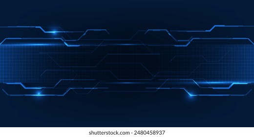 Abstract technology background. Futuristic digital space technology concept.