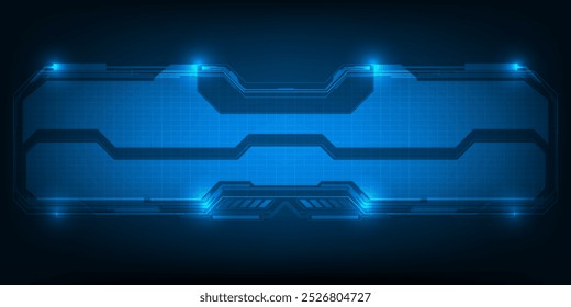 Resumo da tecnologia. Conceito de tecnologia espacial digital futurista.