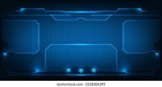 Abstract technology background. Futuristic digital space technology concept.
