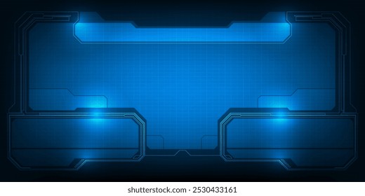 Resumo da tecnologia. Conceito de tecnologia espacial digital futurista.