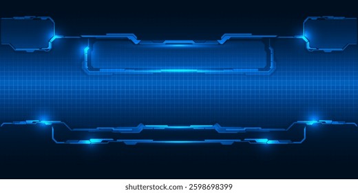 Abstract technology background. Futuristic digital space technology concept.
