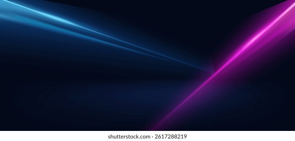 Abstract technology background, Futuristic digital background with dark blue and neon pink lines