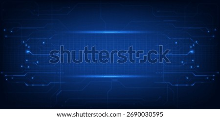 Abstract technology background. Futuristic digital space technology concept.