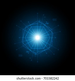 Abstract technology background futuristic innovation concept