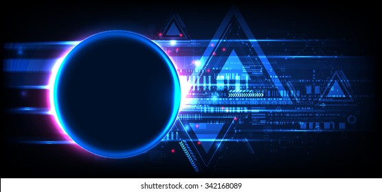 Abstract technology background. Futuristic style. Vector illustration