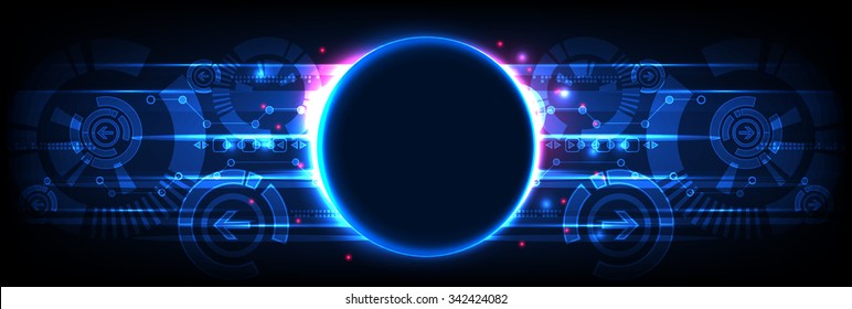 Abstract technology background. Futuristic style. Vector illustration