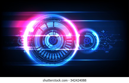 Abstract technology background. Futuristic style. Vector illustration