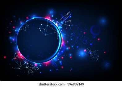Abstract technology background. Futuristic style. Vector illustration