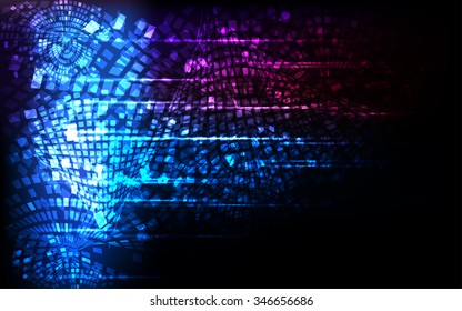 Abstract technology background. Futuristic vector technology style. 